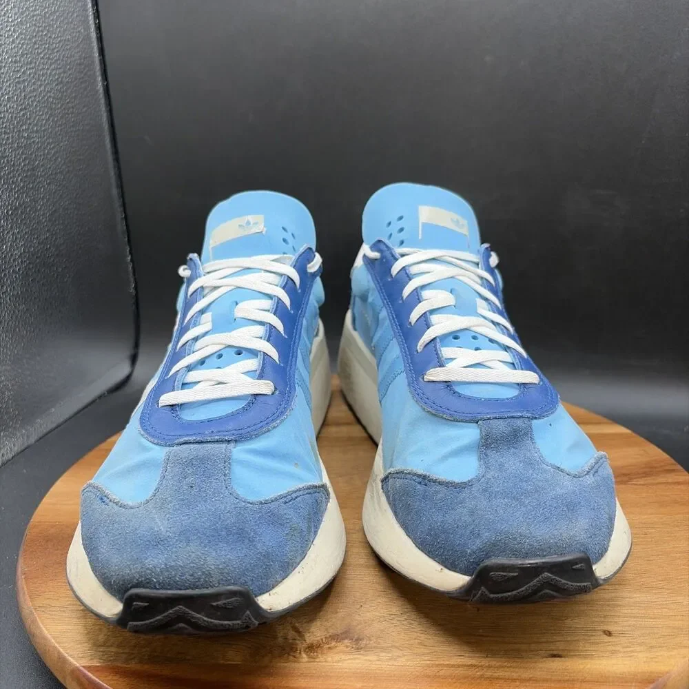 Adidas Country XLG Mens Size 11.5 Running Shoes Blue White Sneakers IE3232